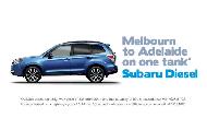 Subaru Melbourne to Adelaide Commercial