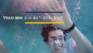 Visa is now pool-party-prank proof short Commercial