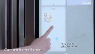 Samsung Family Hub Refrigerator Custom Home Screen Commercial