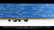 Ford the big blackboard with mathematical calculations Commercial