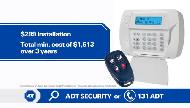 ADT 24-7 adt monitored home security system fully Commercial