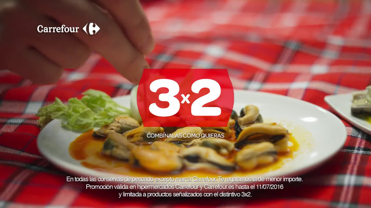 Carrefour 3x2 EN CONSERVAS anuncio