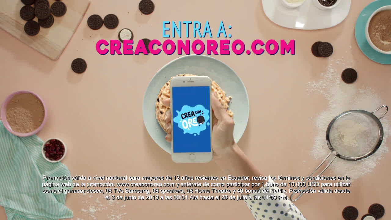 Oreo PROMOCIÓN CREA CON OREO anuncio