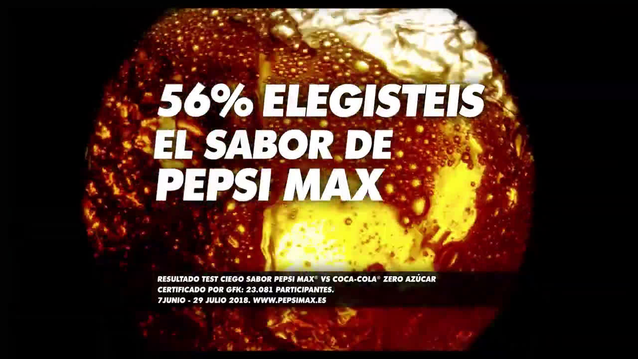 Pepsi MAX Reto del Sabor 2019 anuncio