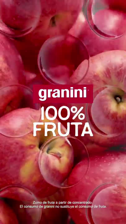 granini Nuevos granini 100% fruta - Manzana anuncio