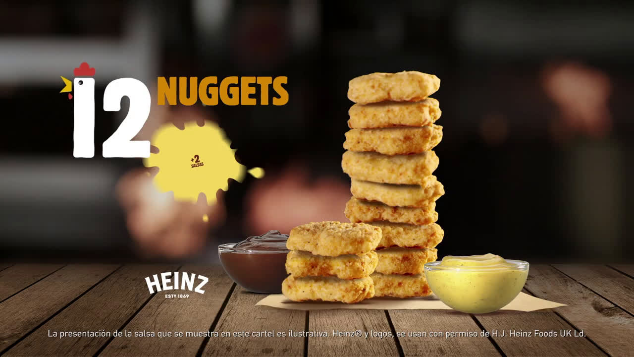 Burger King 12 NUGGETS + 2 SALSAS POR 1'99€ anuncio