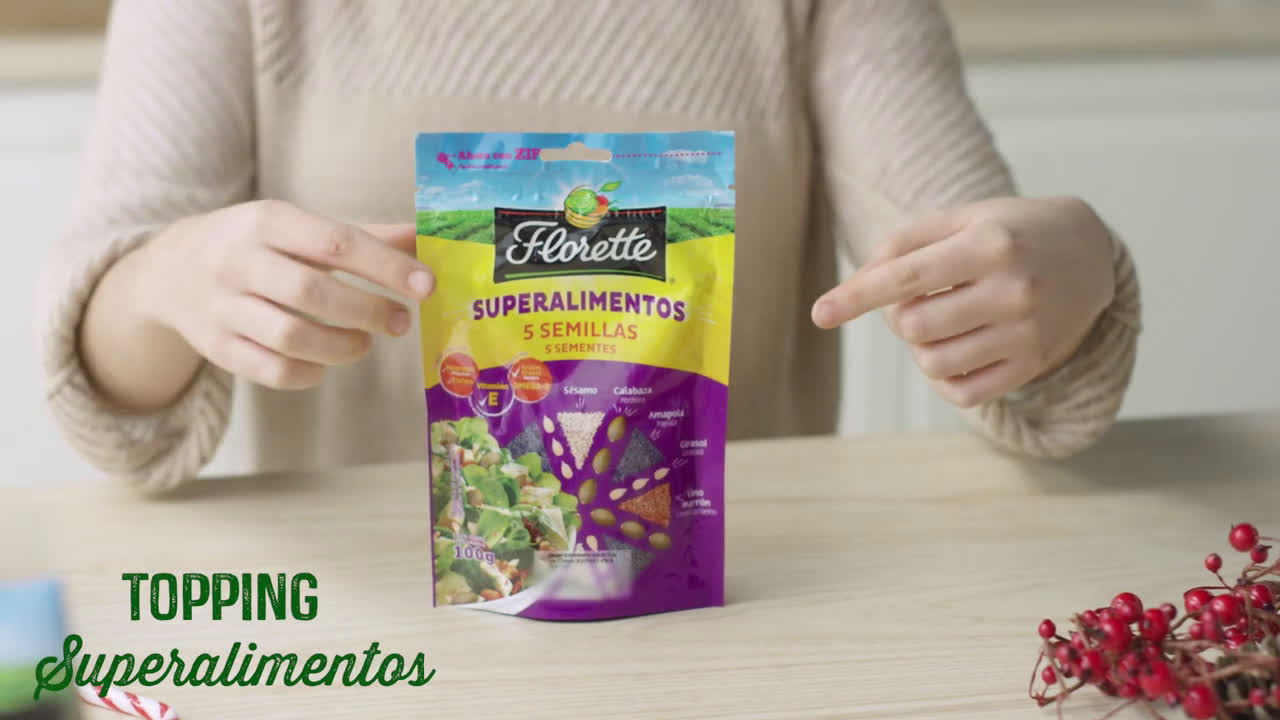 Florette Langostinos con Mousse de Brócoli - Recetas anuncio