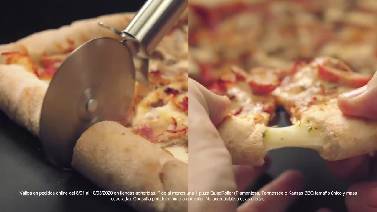 Telepizza Nueva QuadRoller Kansas BBQ anuncio