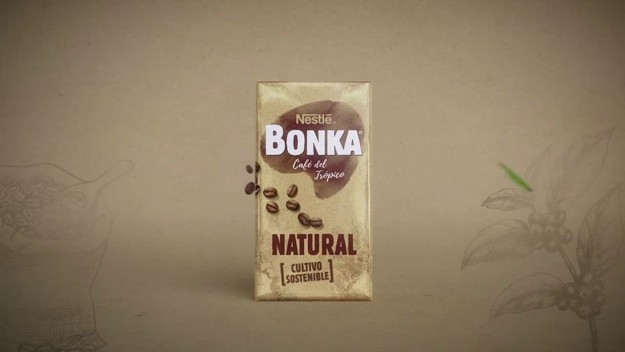 Nestlé Café molido Bonka NATURAL de cultivo sostenible - Spot 10" anuncio