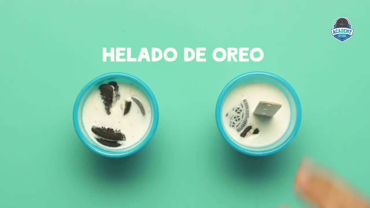 Oreo Cookie Trucos Oreo Academy - Helado anuncio