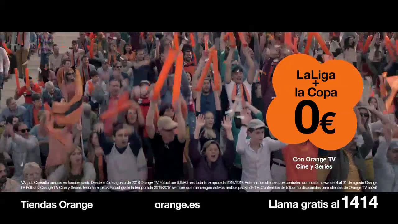 Orange Contágiate de fútbol anuncio