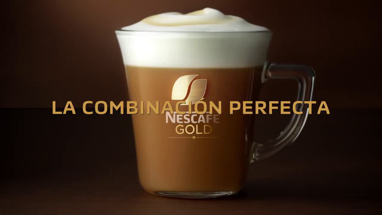 Nescafe GOLD Cappuccino - Disfruta de su cremosidad por más tiempo anuncio