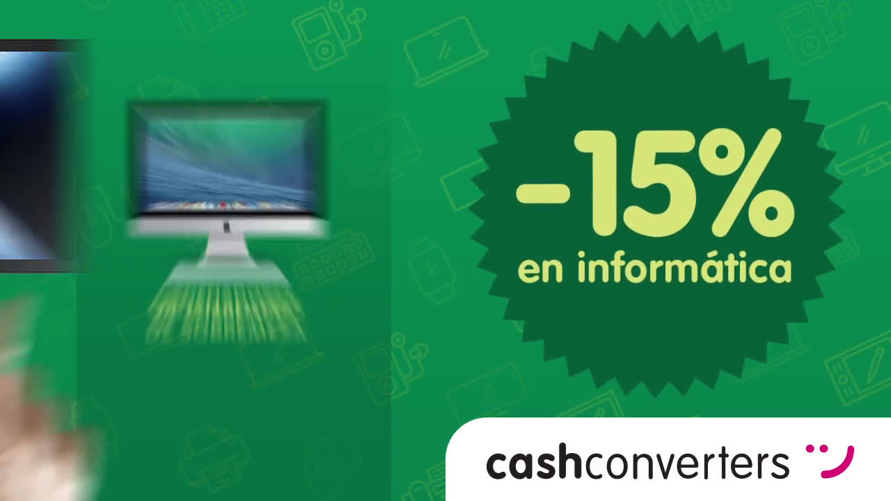CashConverters Vuelta al cole ¡15% de descuento en productos informáticos anuncio