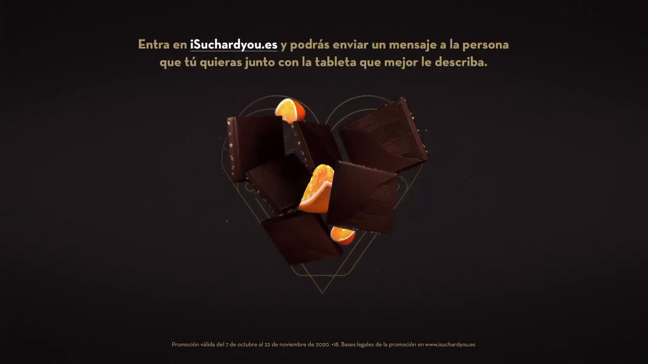 Suchard Dark - Naranja anuncio