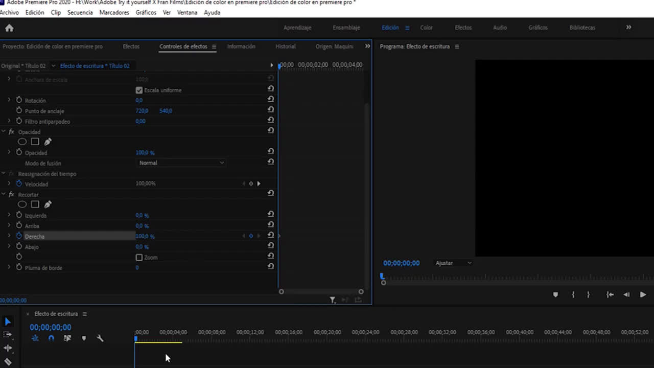 Adobe Cómo crear una animación de “escritura” para tus créditos de apertura con @fran_films anuncio
