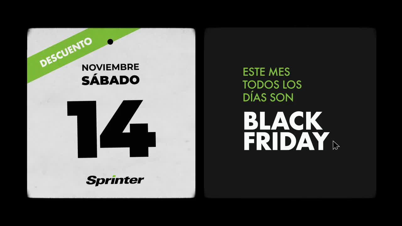 Sprinter Descuentos Black Friday | Electrónica deportiva anuncio