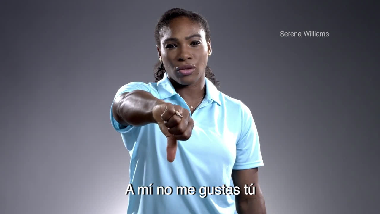 Mutua Madrileña A mí no me gustas tú Protagonizado por Serena Williams  anuncio