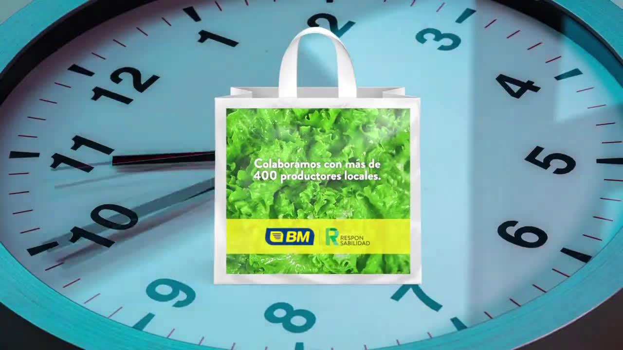 BM supermercados La primera bolsa reciclada que podrás reutilizar eternamente anuncio