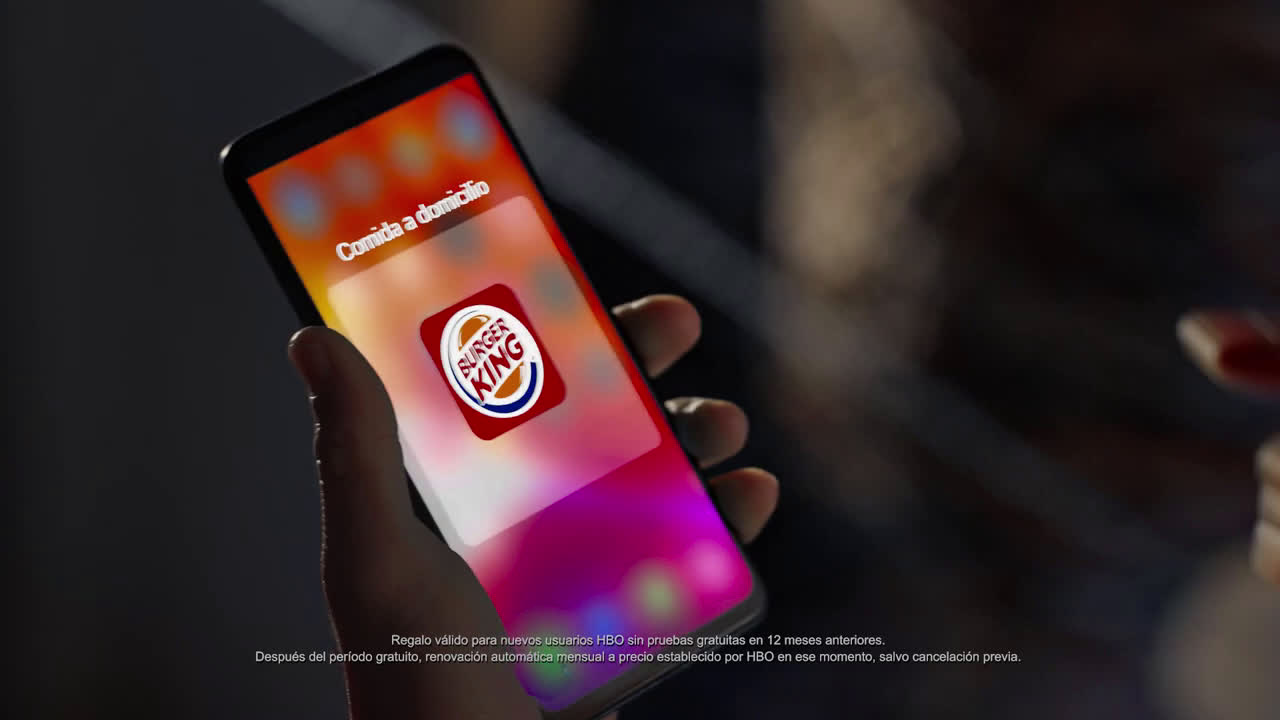 Burger King GANA 2 MESES DE HBO CON BURGER KING EN CASA anuncio
