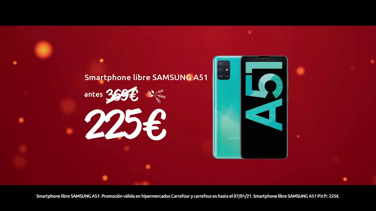 Carrefour Navidad Carrefour - Smartphone Samsung A51 a 225€ anuncio