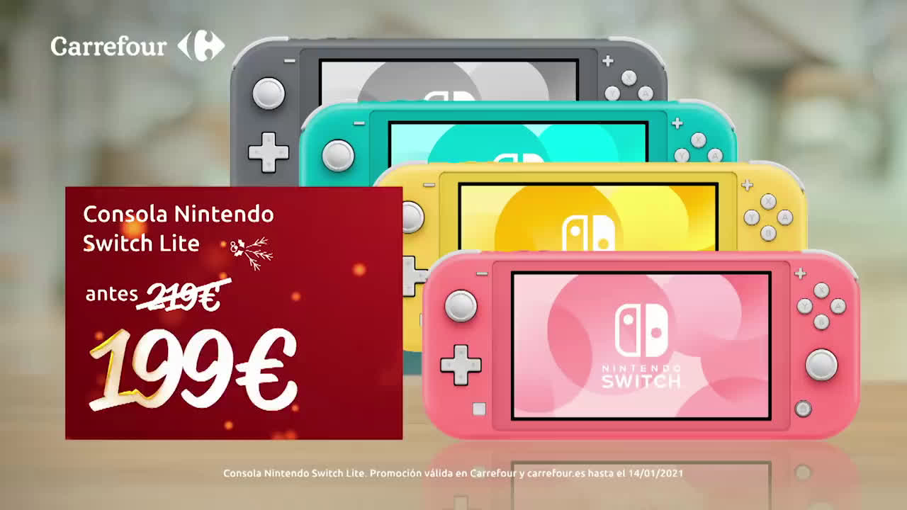 Carrefour Consola Nintendo Switch Lite a 199€ anuncio