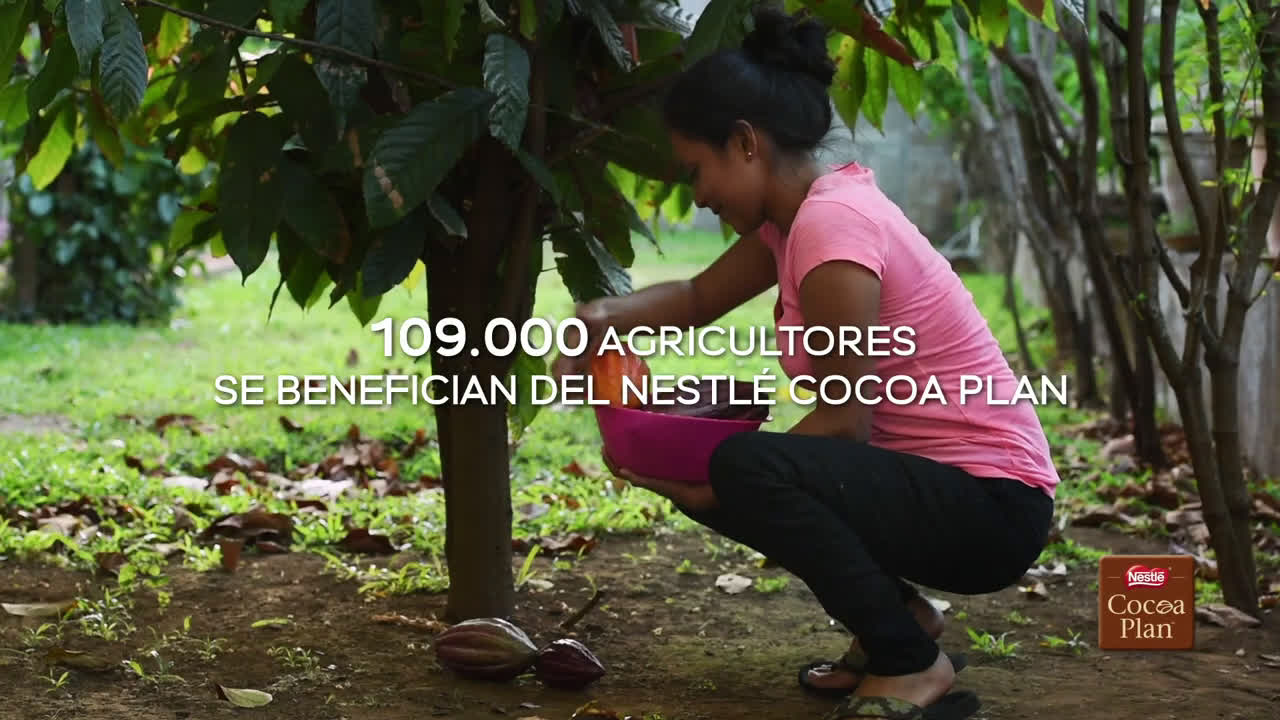 Nesquik Cacao Responsable. Mejorando cultivos anuncio