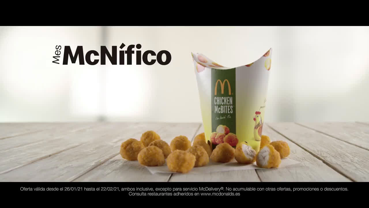 McDonald Vuelve el mes McNífico anuncio