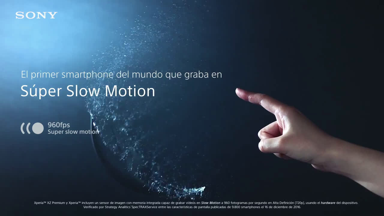 Sony Xperia Te presentamos el nuevo Xperia XZ Premium  anuncio
