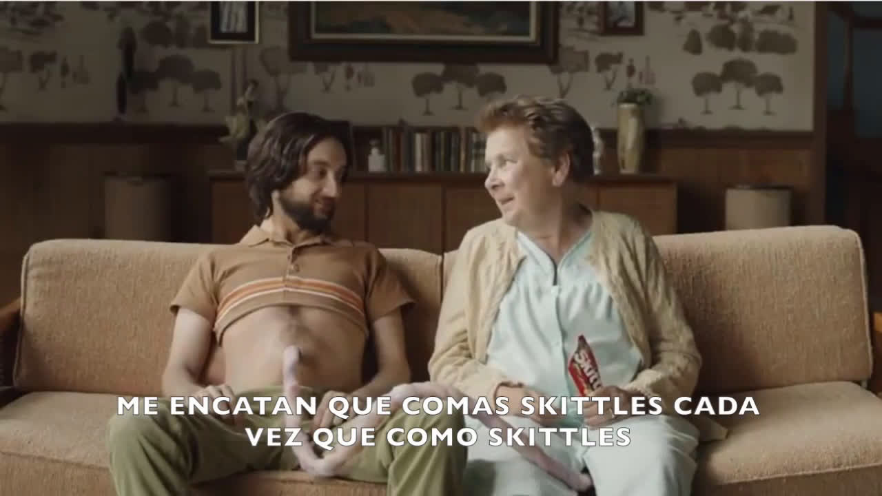 Skittles Cordón umbilical anuncio