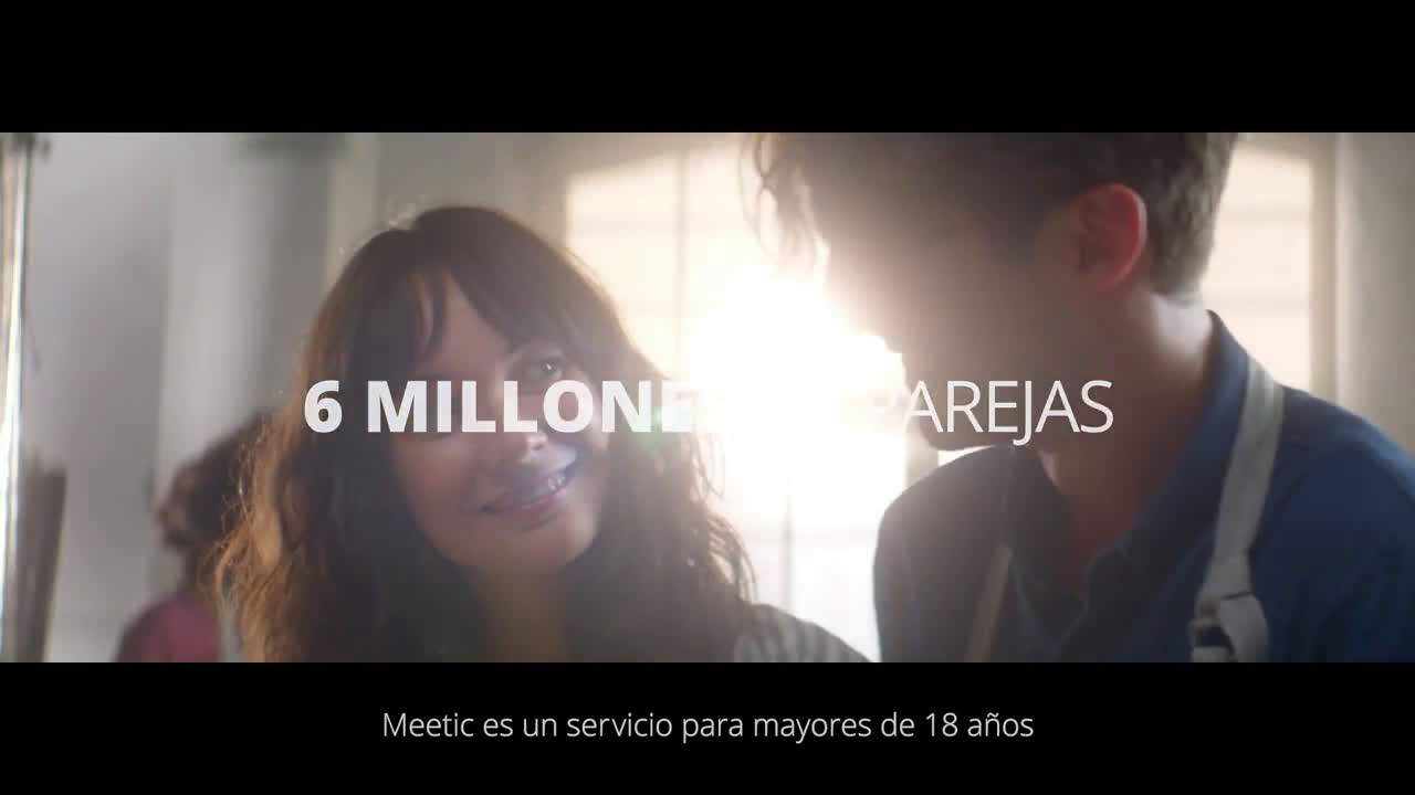 Meetic 6 millones de parejas se han conocido gracias a Meetic - Eficiencia anuncio