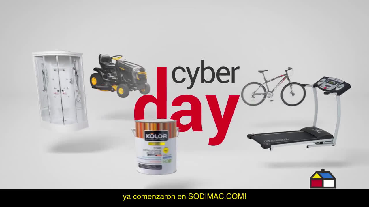 SODIMAC ¡Apúrate! Ya Comenzó #CyberdayCL  anuncio