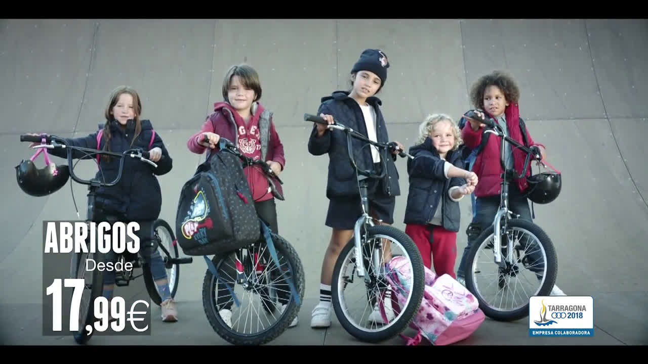 El Corte Inglés niños en bicicleta - vuelta al cole anuncio
