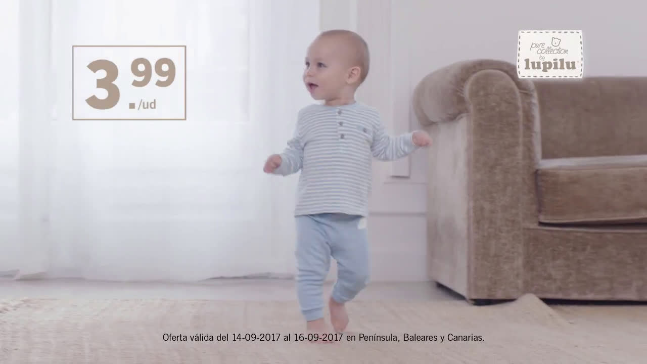 LIDL enseñando hablar al bebe anuncio