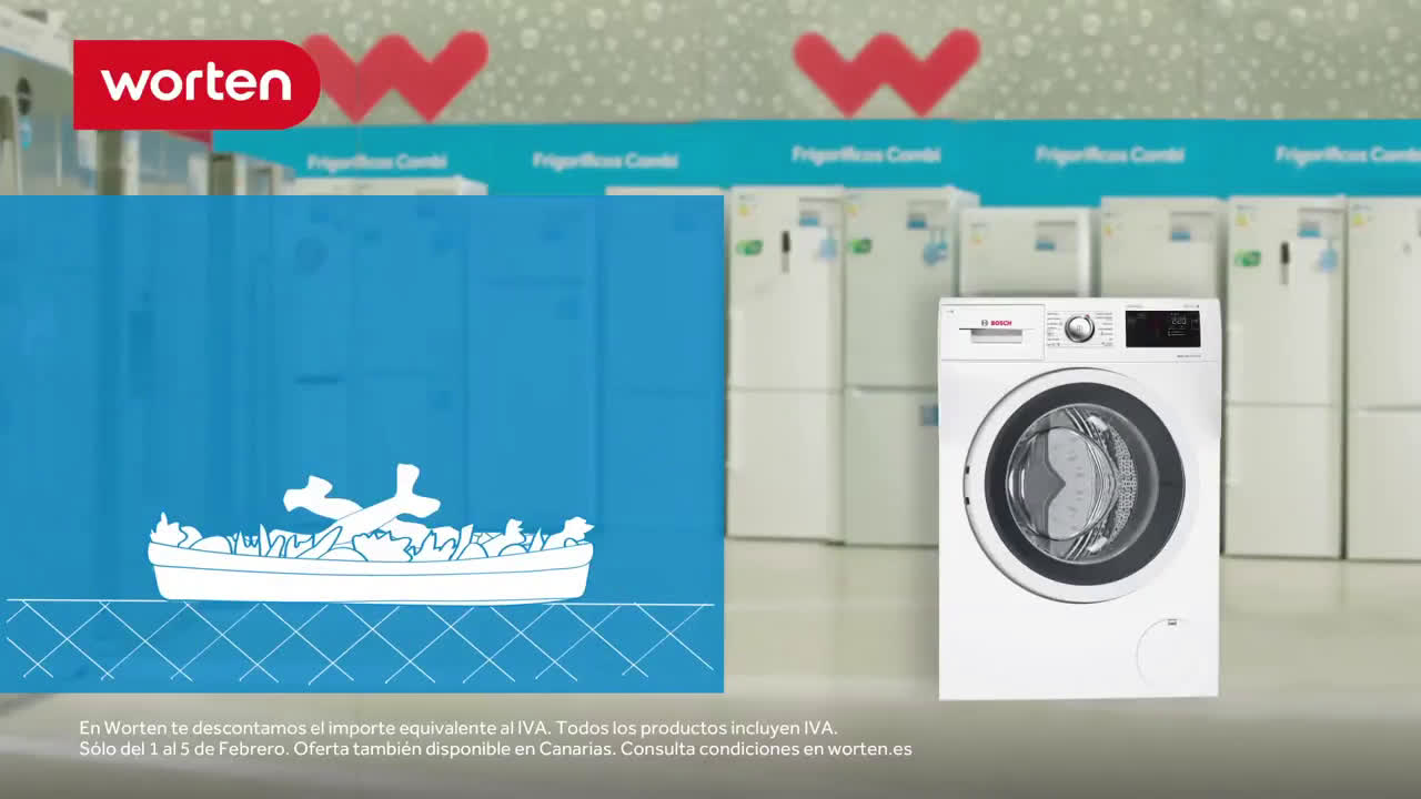 Worten Días Sin Iva en Electrodomésticos y Aspiración anuncio