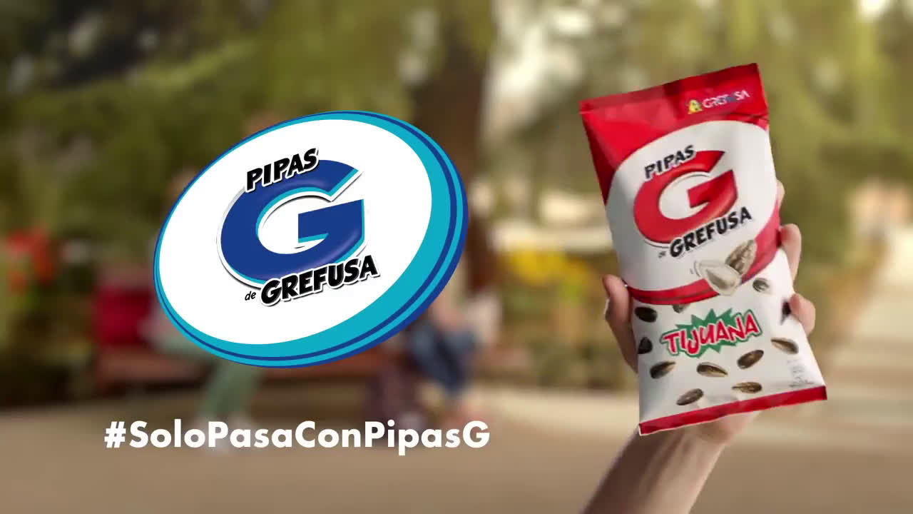 GREFUSA Solo pasa con Pipas G - Elegante anuncio