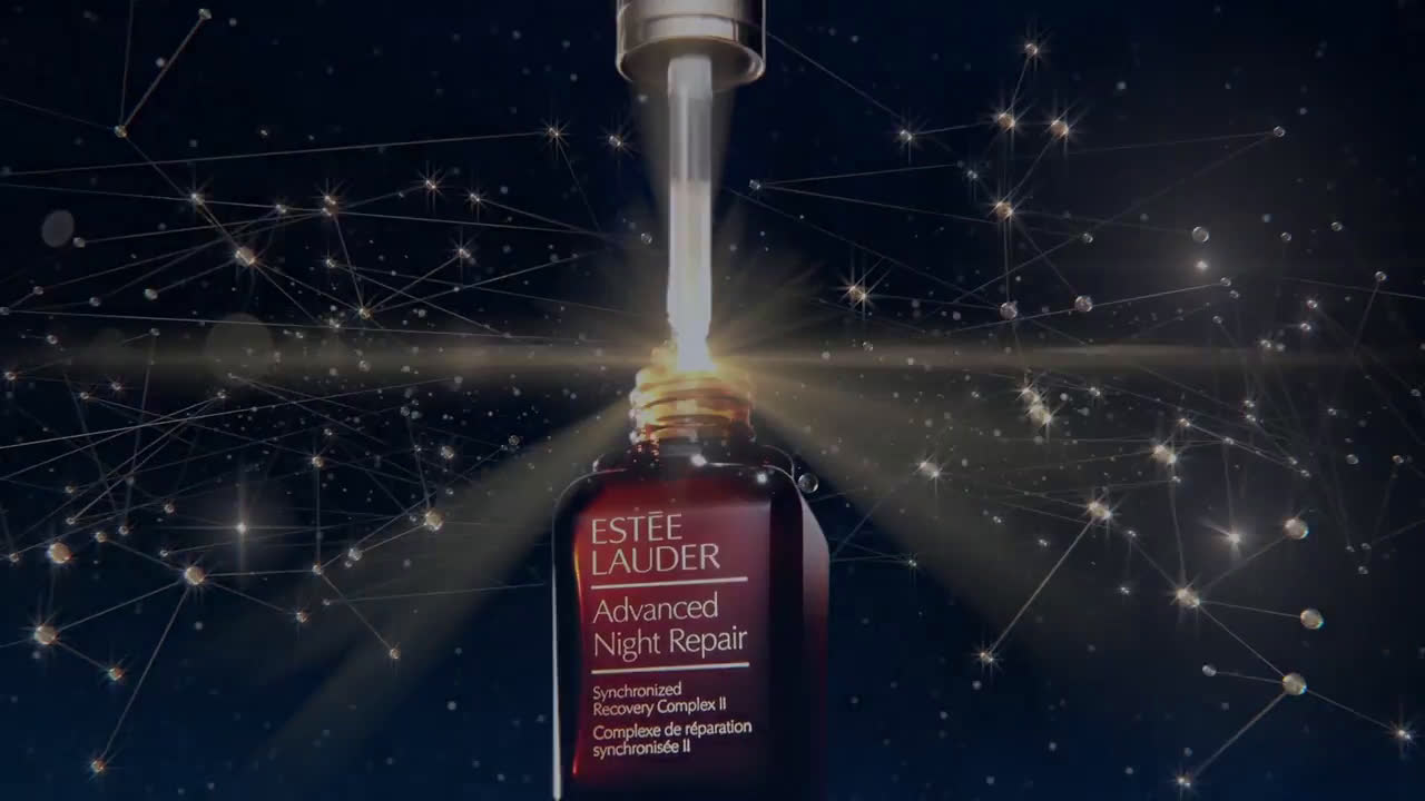 Estee Lauder Belleza nocturna con #AdvancedNightRepair anuncio