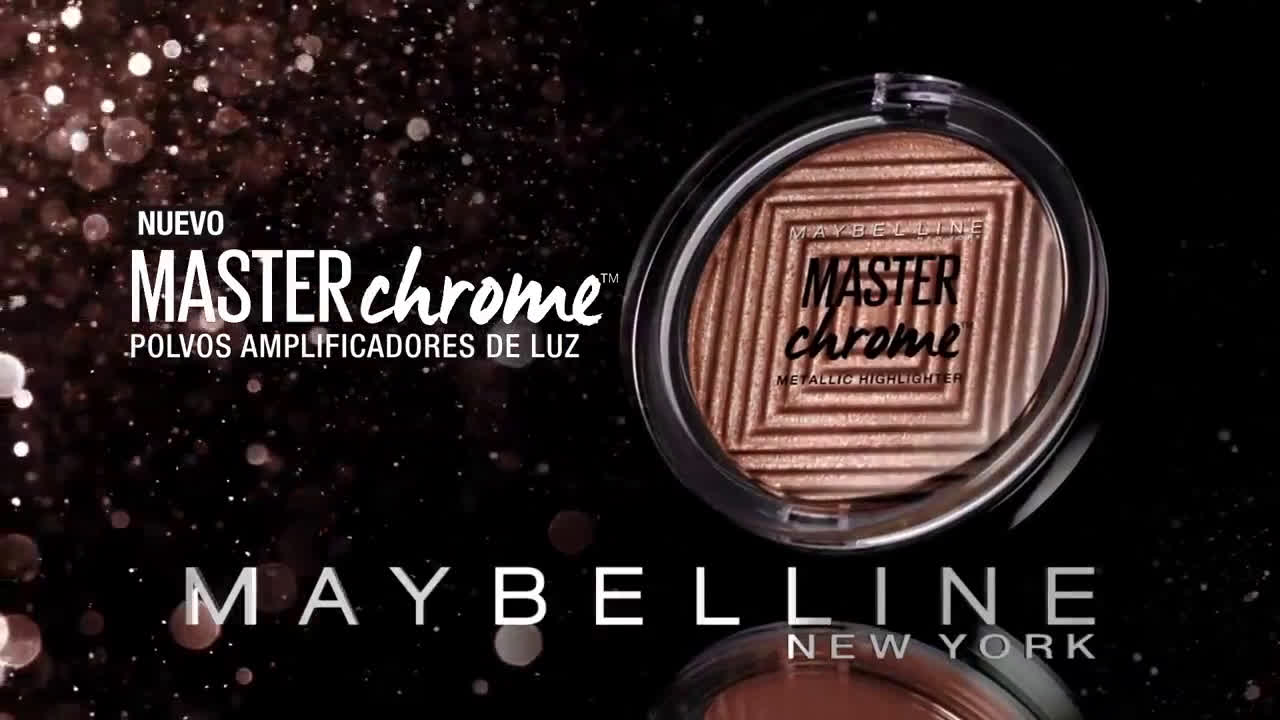 Maybelline ¡Eclipsa con el Chroming! Nuevo Master Chrome  anuncio
