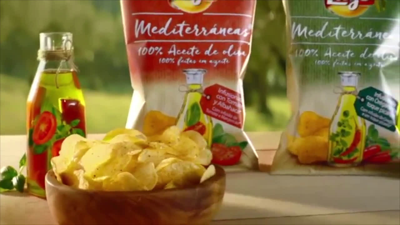 Lays Lay's Mediterráneas 100% Aceite de Oliva - Con aceites infusionados anuncio
