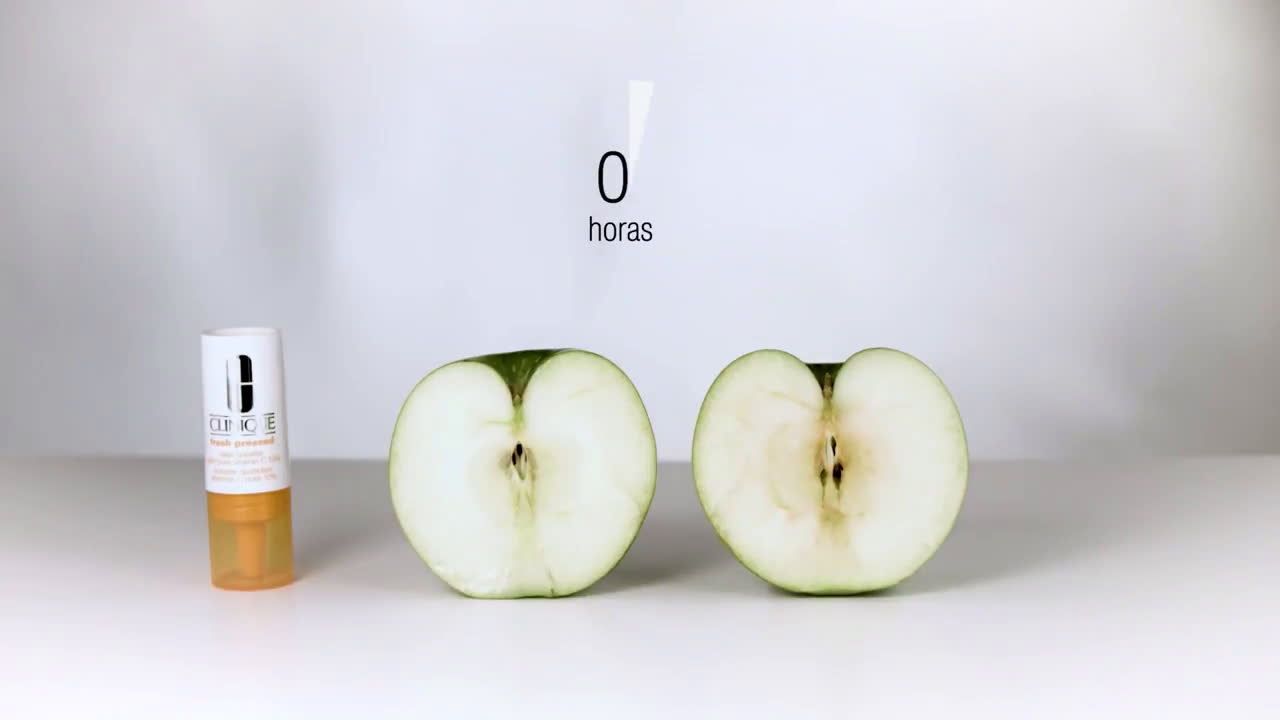 Clinique Fresh Pressed en manzana anuncio