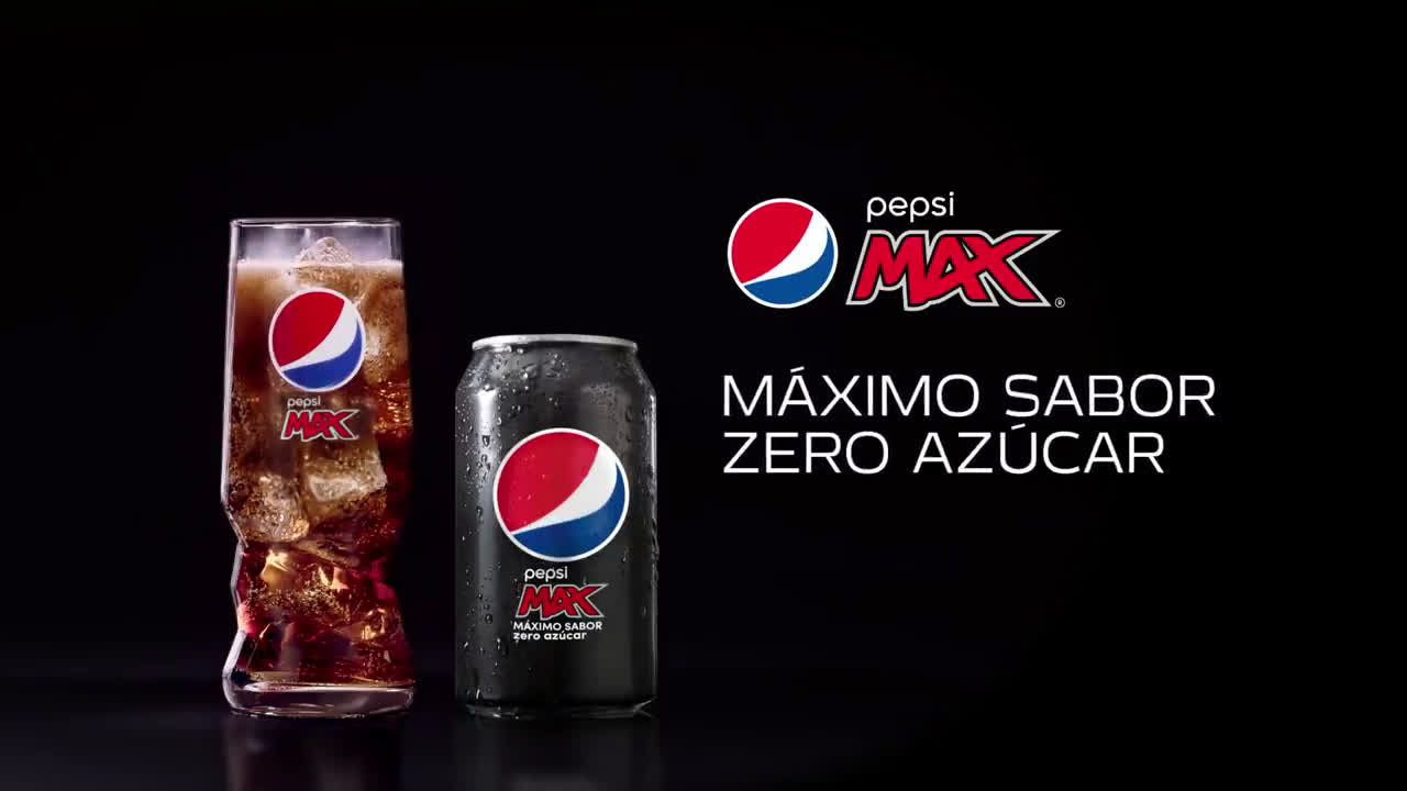 Pepsi  Máximo sabor, zero azúcar anuncio