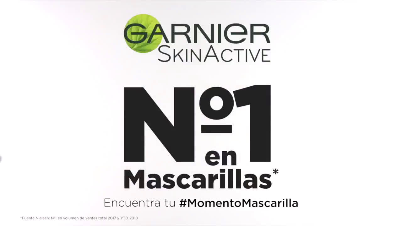 Garnier Recarga tu piel con las Tissu Mask  anuncio