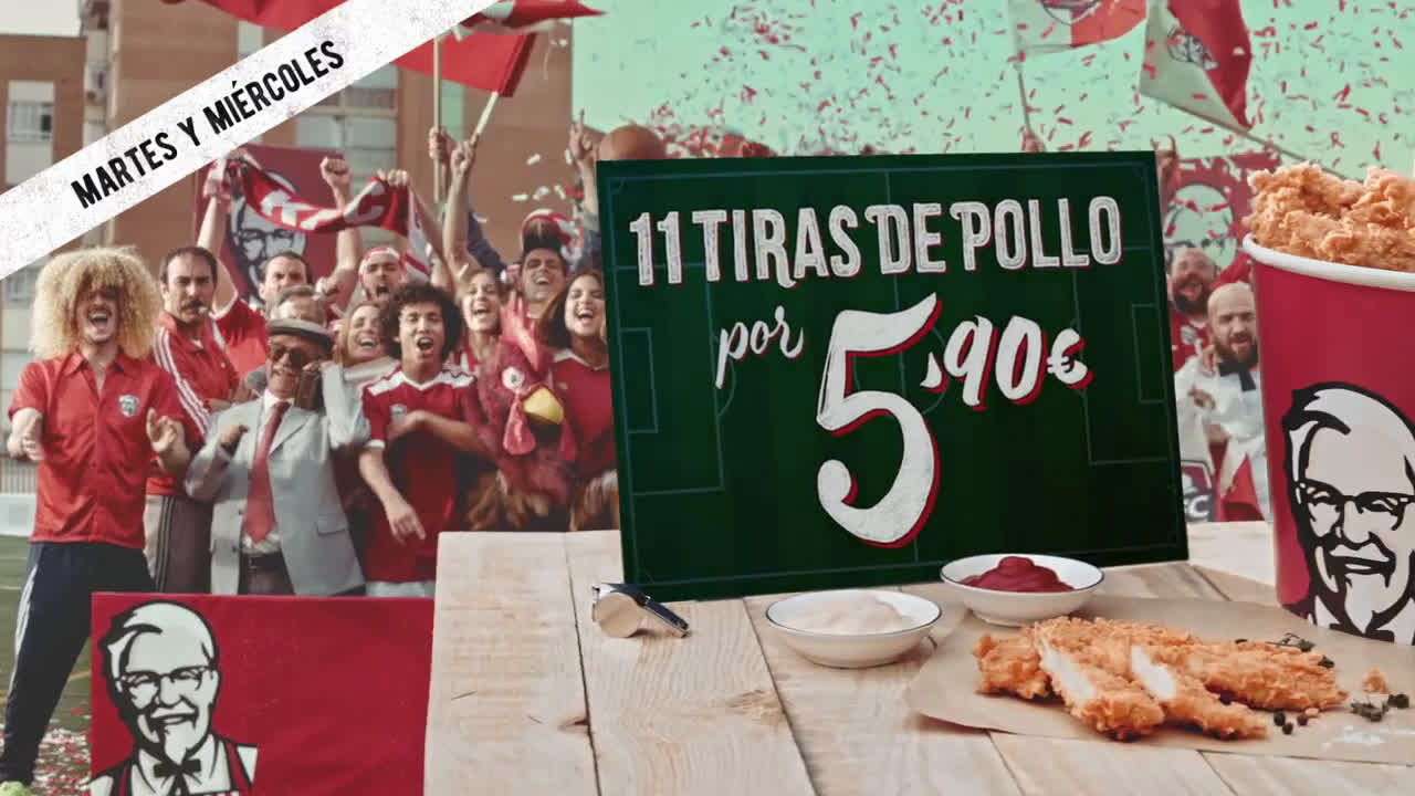 KFC #El11DeGala - Equipo  anuncio