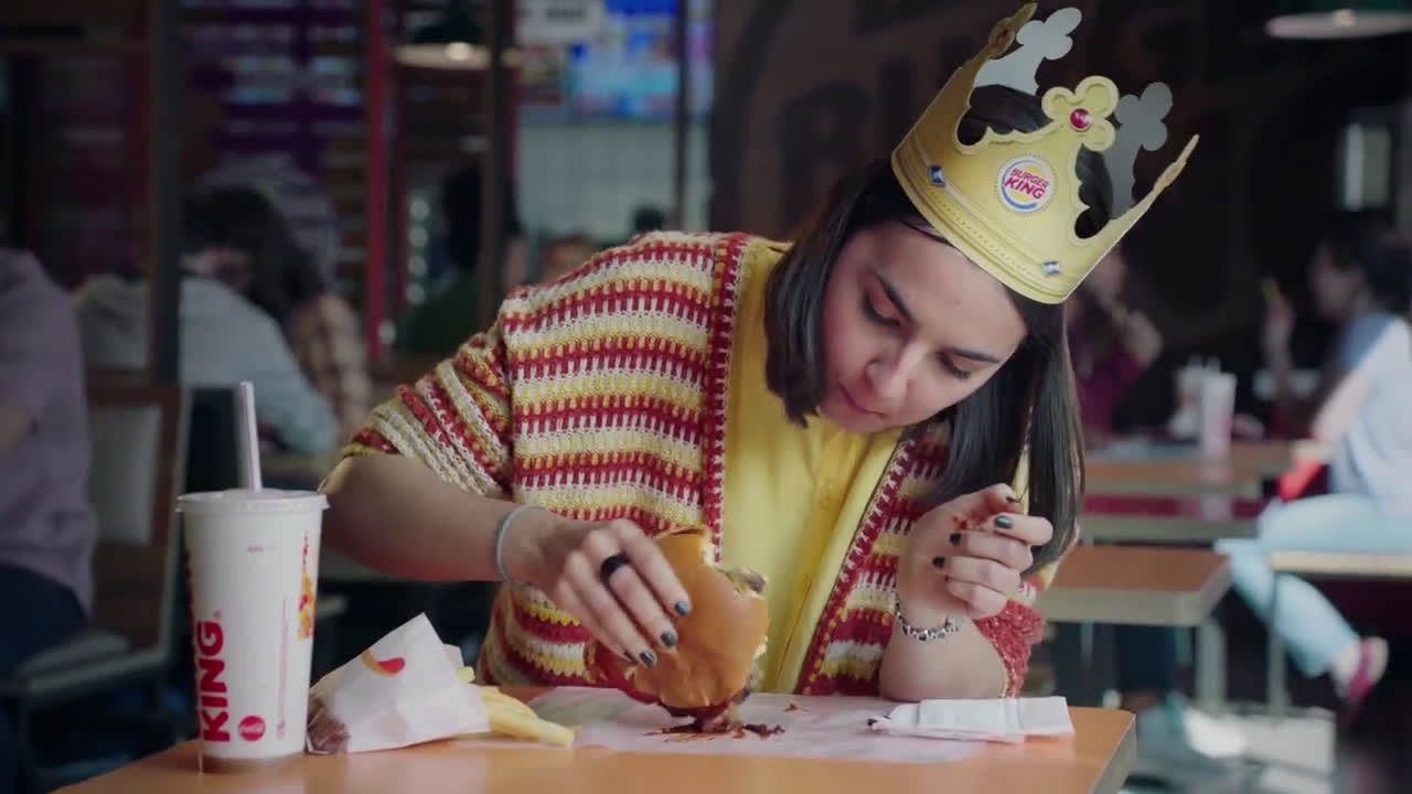 Burger King  THE KING BBQ anuncio