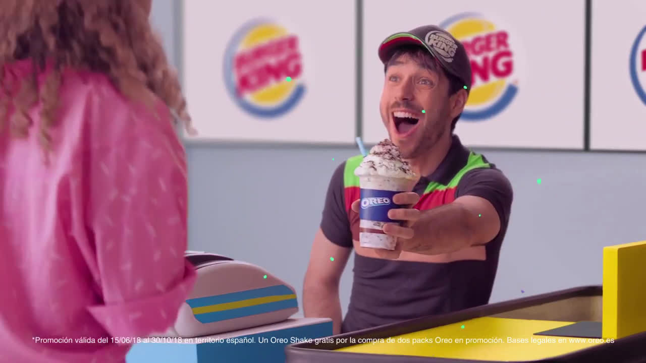 Oreo Oreo Promo Shake Burger King anuncio