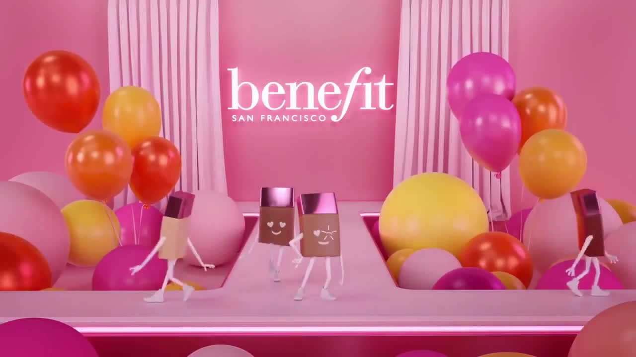 Benefit Cosmetics ¡Ser feliz sienta taaan bien con la NUEVA base de maquillaje Hello Happy! anuncio