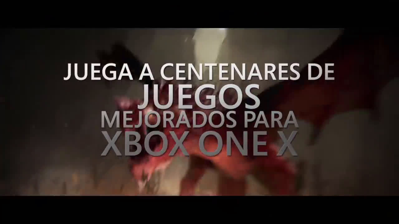Xbox Juegos mejorados para Xbox One X anuncio
