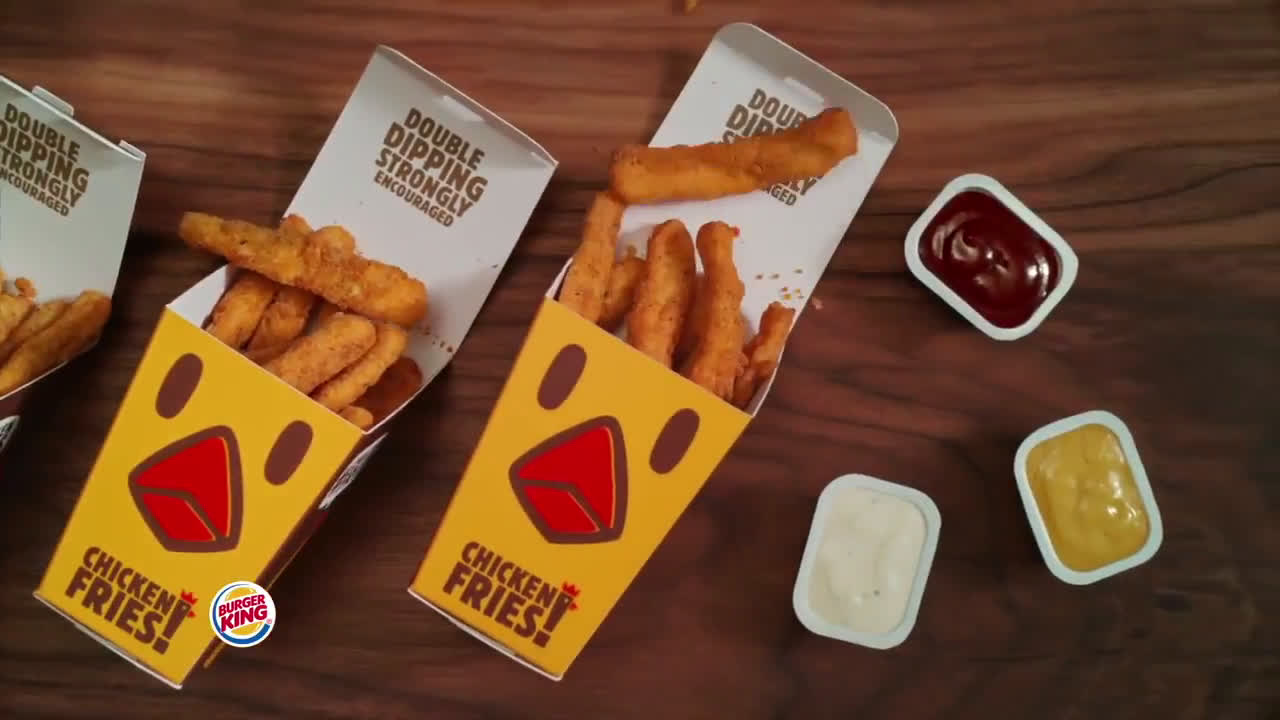 Burger King $1.69 Chicken Fries anuncio