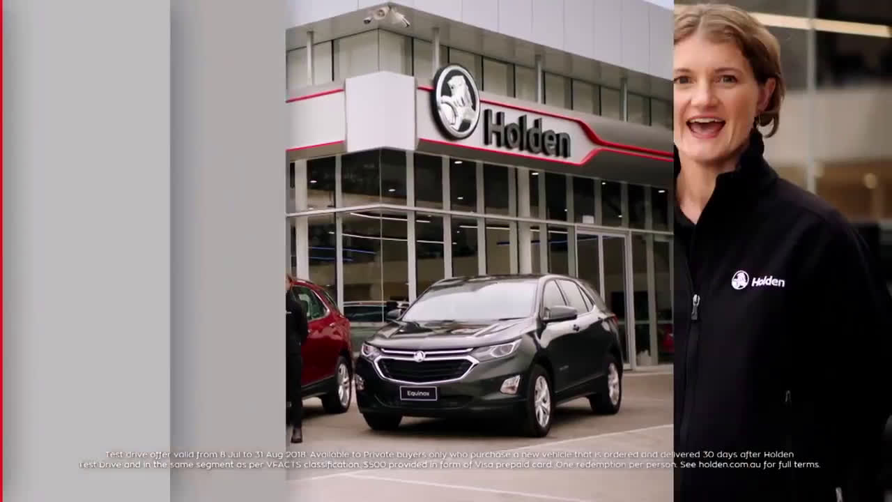 Holden Test Drive Challenge - Equinox anuncio
