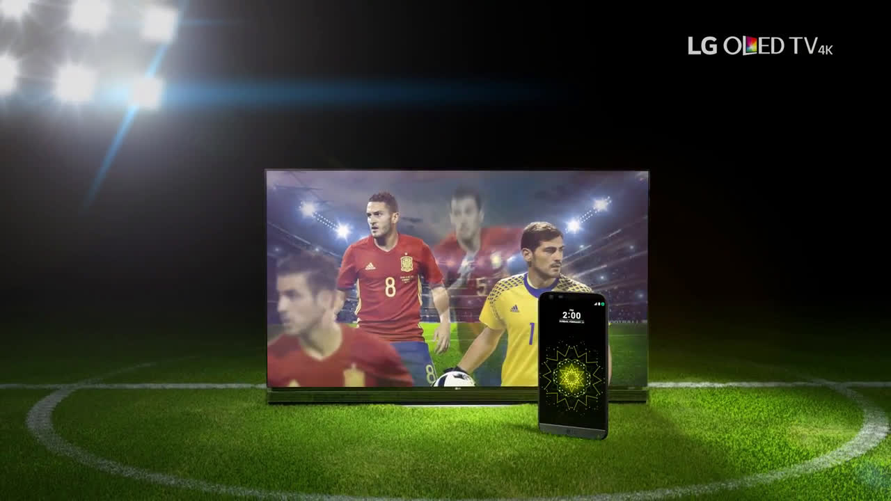 LG OLED TV, proveedor tecnológico de la selección española de fútbol anuncio