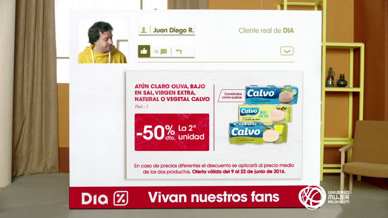 Dia Nuestros fans y las ofertas – Detergente Wipp & Atún Calvo anuncio
